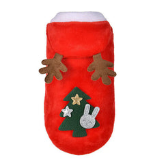 Warm Christmas Pet Dress